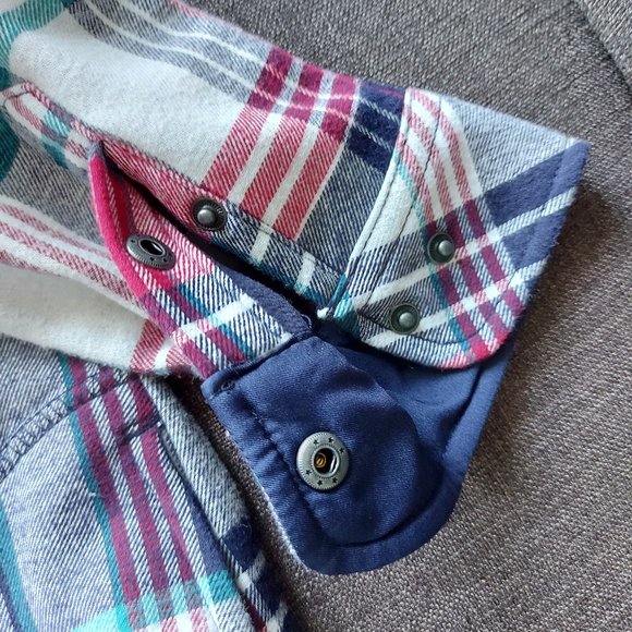 Orvis Oversized Kids Lined Plaid Shacket - Picture 5 of 12